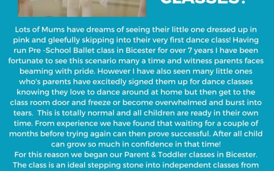 When is my child ready to start dance classes?